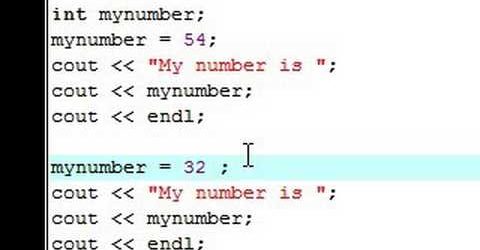 C++ Tutorial 4 â€“ Modify Variables to New Values