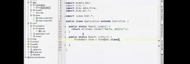 HTML5 Apps in Java & Scala with the Play Framework