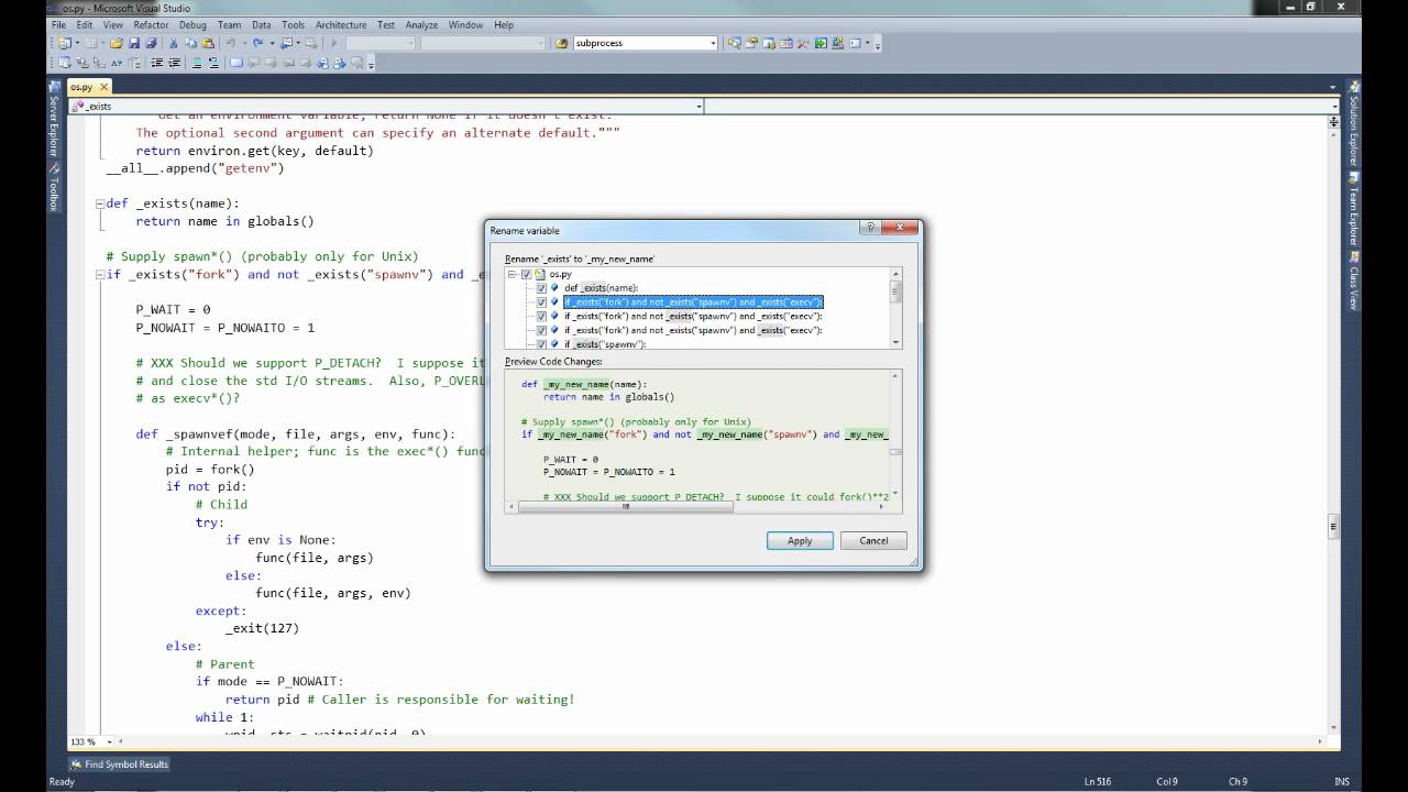 refactoring python in visual studio code refactoring python in visual studio code