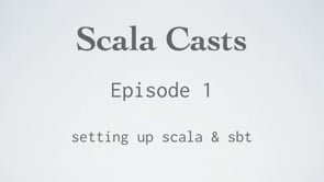 Scala and Sbt