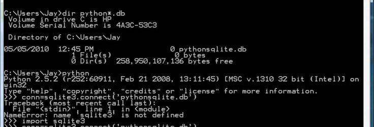 SQLite Programming With Python