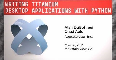 Writing Titanium Desktop Applications in Python